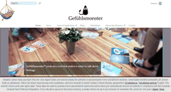 Desktop Screenshot of gefuehlsmonster.de